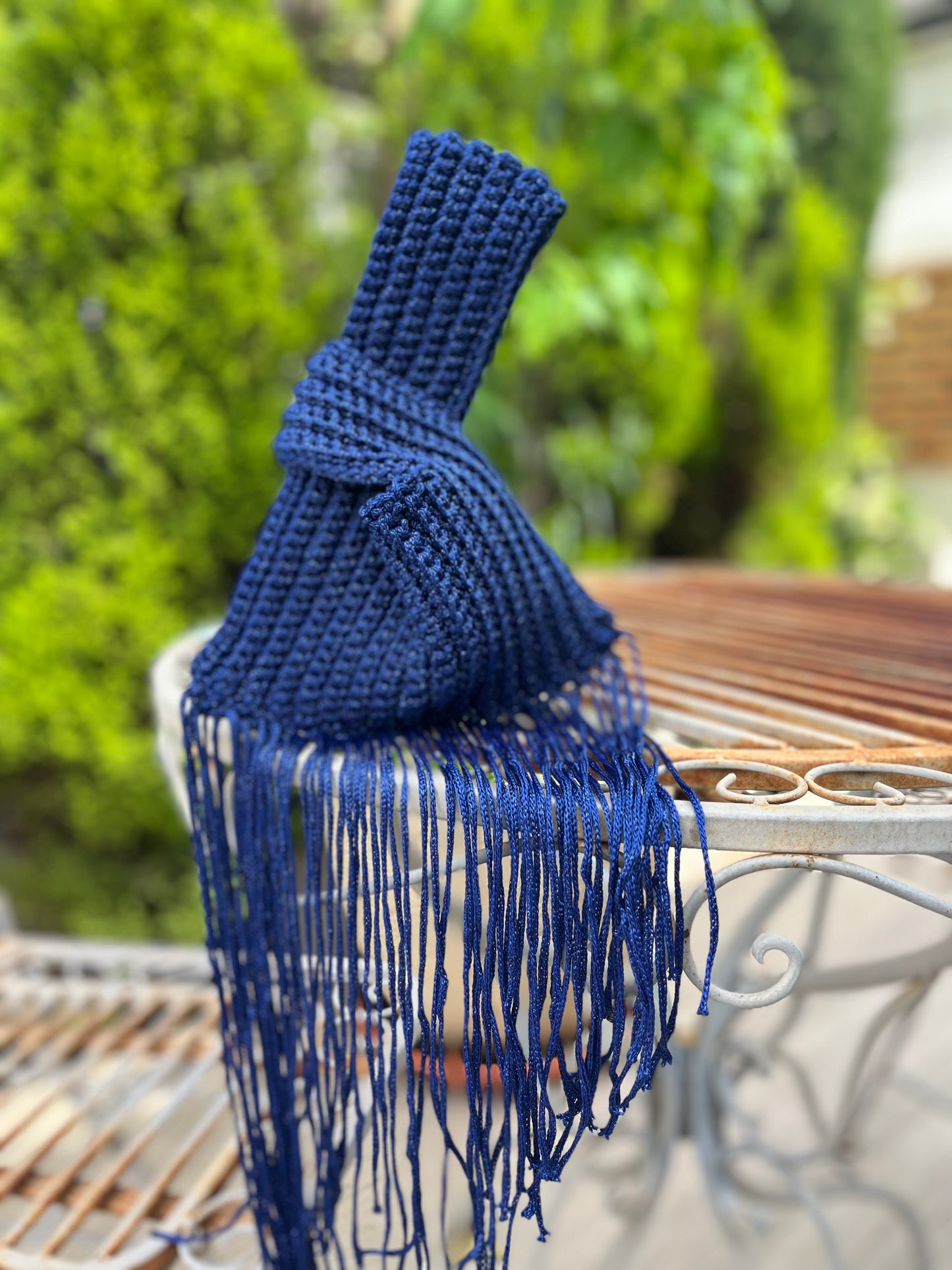 Bolso nudo japonés a crochet