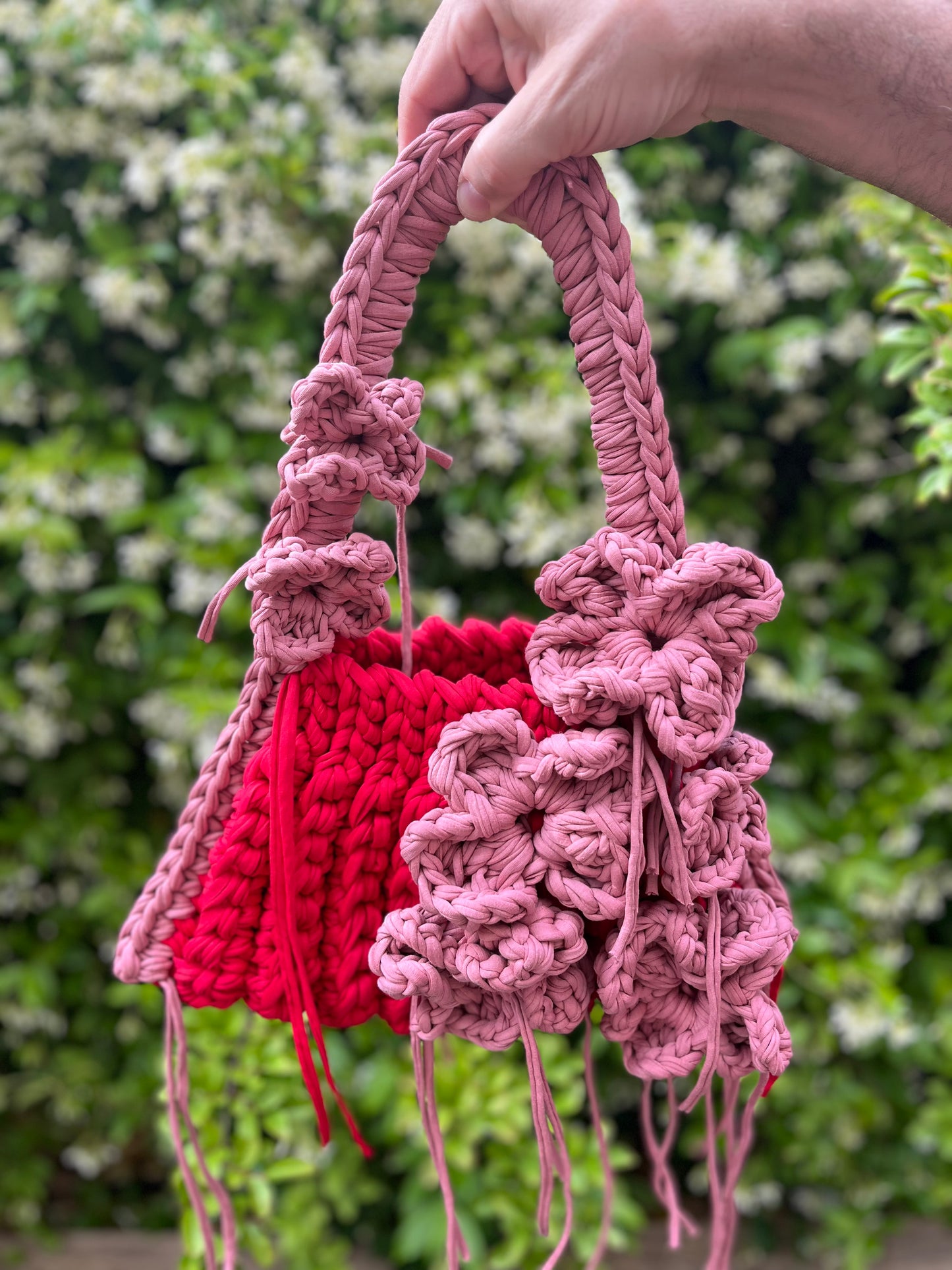 Shoulder bag/ bolso de hombro crochet / bolso de hombro crochet boda / bolso de hombro graduación