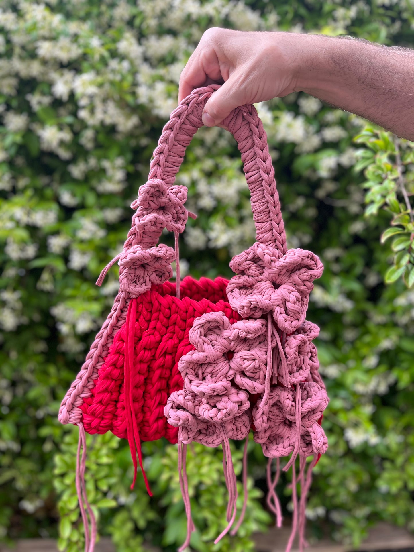 Shoulder bag/ bolso de hombro crochet / bolso de hombro crochet boda / bolso de hombro graduación
