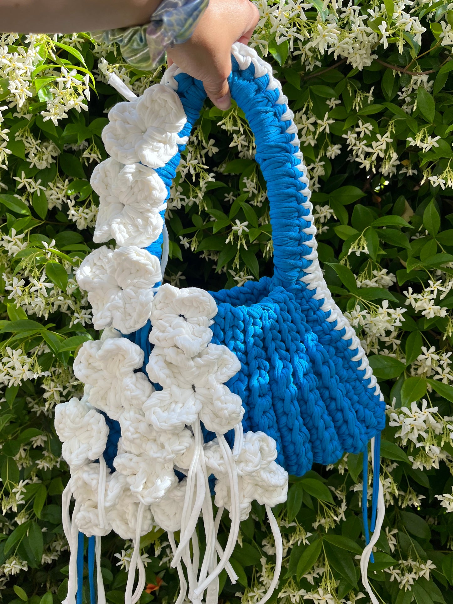 Bolso de hombro crochet /boda / comunión/ graduación