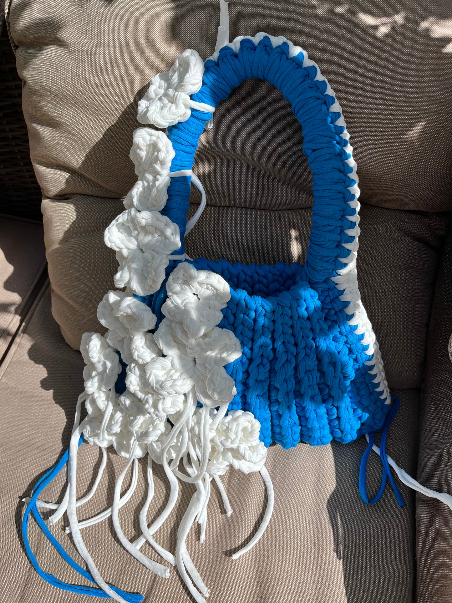 Bolso de hombro crochet /boda / comunión/ graduación