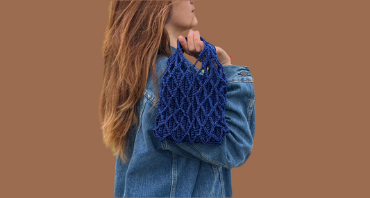 Mini bolso de mano ( red ) crochet