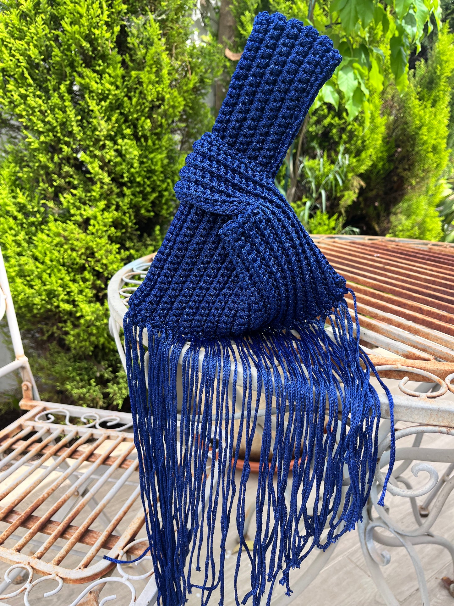 Bolso nudo japonés a crochet