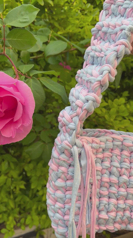 Bolso de hombro crochet