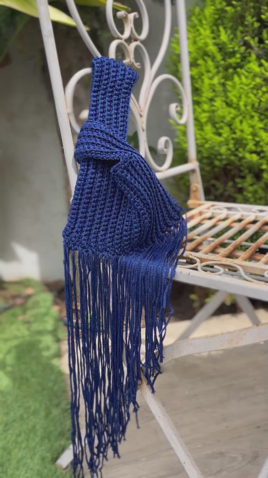 Bolso nudo japonés a crochet